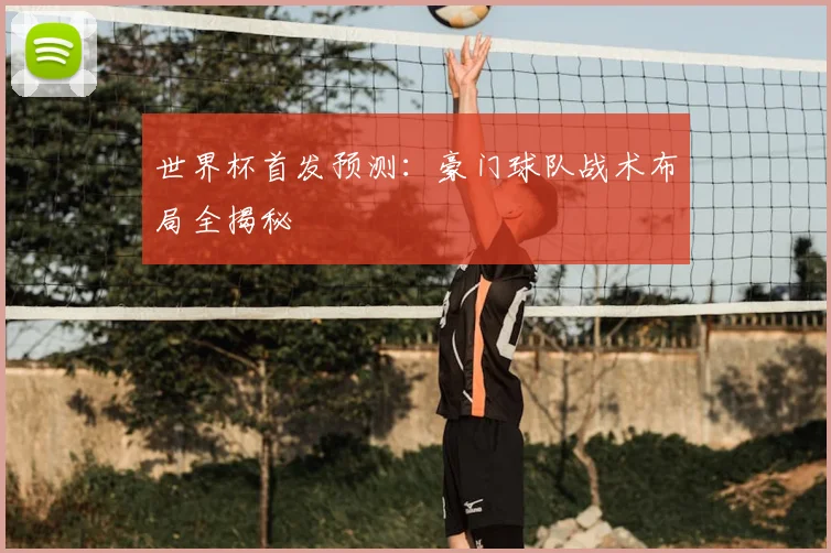 世界杯首发预测：豪门球队战术布局全揭秘